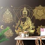 Dovido Tapet autoadeziv Buddha de aur - 539x363