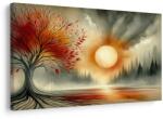 Dovido Tablou arborele vieții cu soare de toamnă - 150x100