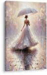 Dovido Tablou femeie cu umbrelă în ploaie - 80x120