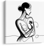 Dovido Tablou linii ale eleganței feminine - 30x30