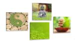 Dovido Set tablouri armonie plăcută Feng Shui - 4x 60x60