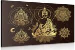 Dovido Tablou Buddha de aur - 120x80