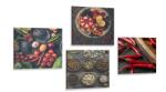 Dovido Set tablouri specialități culinare - 4x 40x40