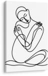 Dovido Tablou conexiune iubitoare de linii - 20x30