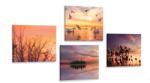 Dovido Set tablouri natura în design romantic - 4x 40x40
