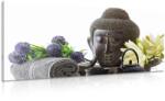 Dovido Tablou colțișor de wellness cu Budha - 120x60