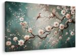 Dovido Tablou păsărele pe ramura unui cireș japonez - 60x40