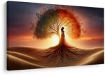Dovido Tablou silueta femeii și arborele vieții - 60x40