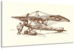 Dovido Tablou avionul retro - 60x40