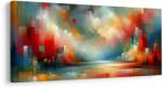Dovido Tablou abstracție în culori - 80x40