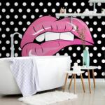 Dovido Tapet autoadeziv buze roz pop art - 98x66