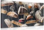 Dovido Tablou produse de patiserie agățate pe frânghie - 30x20