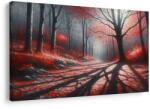 Dovido Tablou drum prin pădurea roșie - 60x40