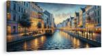 Dovido Tablou faleză luminată de seară - 120x60