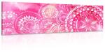 Dovido Tablou Mandala acuarel roz - 90x30
