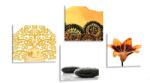 Dovido Set tablouri combinație Feng Shui - 4x 60x60
