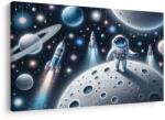 Dovido Tablou astronaut pentru copii pe Lună - 30x20