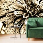 Dovido Fototapet autoadeziv dalie exotică în sepia - 490x330