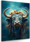 Dovido Tablou ursul albastru-auriu - 40x60 - dovido - 160,75 RON
