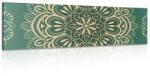 Dovido Tablou Mandala pe un fundal turcoaz - 120x40