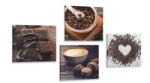 Dovido Set tablouri pentru iubitorii de cafea - 4x 60x60