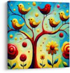 Dovido Tablou flori și arborele vieții - 30x30