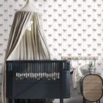 Dovido Tapet fundite roz pe fundal alb - 539x363