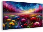 Dovido Tablou pajiște strălucitoare plină de flori - 30x20