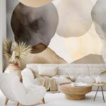 Dovido Tapet autoadeziv cercuri abstracte acuarelă bej - 147x270