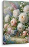 Dovido Tablou grădină plină de bujori și flori de vară - 80x120