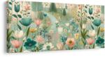 Dovido Tablou flori de primăvară pe cărare forestieră - 60x30