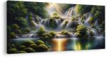 Dovido Tablou cascade sclipitoare - 200x100