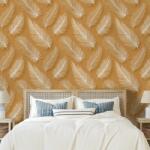 Dovido Tapet frunze delicate ca penele - 294x198