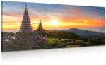 Dovido Tablou răsărit de dimineață deasupra Thailanda - 60x30