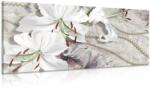 Dovido Tablou crin alb cu perle - 100x50