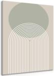 Dovido Tablou cercul kaki cu curcubeu Mid-Century - 30x40