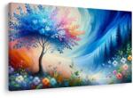 Dovido Tablou arborele vieții în curcubeu de culori - 60x40