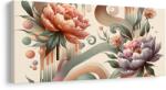 Dovido Tablou flori roz și mov - 120x60