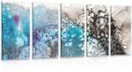 Dovido Tablou 5-piese abstracție de acuarelă - 200x100