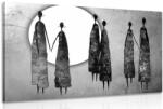 Dovido Tablou femeile africane în design alb-negru - 120x80