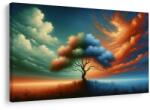 Dovido Tablou copacul vieții în vârtej colorat - 60x40