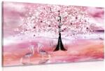 Dovido Tablou stârci sub copacul magic în design roz - 40x30