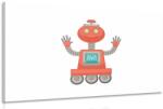 Dovido Tablou cu motivul de robot în culoarea roșie - 120x80