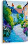 Dovido Tablou sat pitoresc cu flori - 100x150