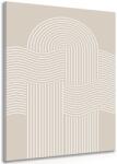 Dovido Tablou curcubeu de nisip modern Mid-Century - 20x30