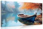 Dovido Tablou barcă pe un lac părăsit - 120x80