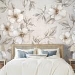 Dovido Tapet flori vintage în tonuri delicate - 539x363