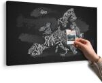 Dovido Tablou pe plută harta modernă a Europei - 90x60 metallic