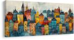 Dovido Tablou magia colorată a orașului - 100x50