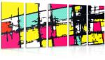 Dovido Tablou 5-piese pop-art elegant - 150x75